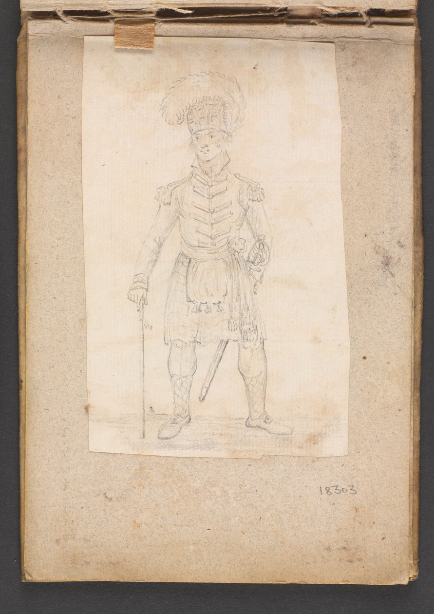 Důstojník horského pluku od Unknown artist