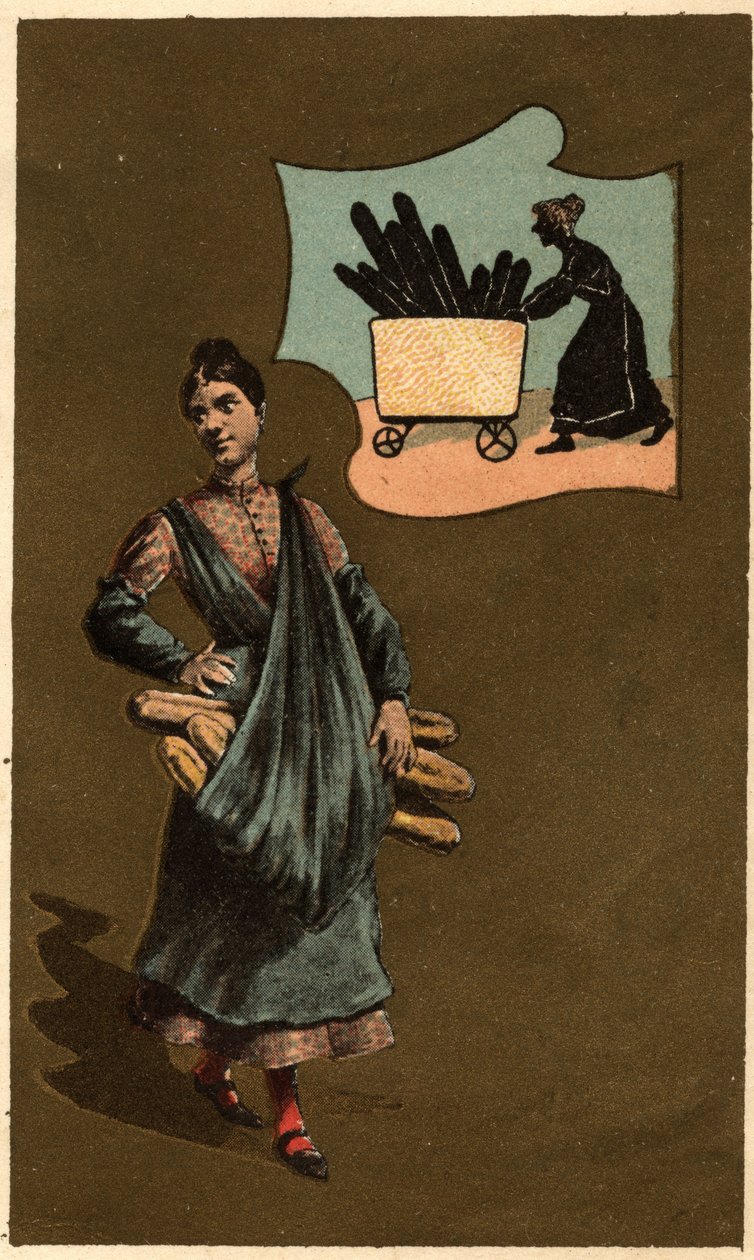 Anonymní chromolitografie, konec 19. století. od Unknown artist