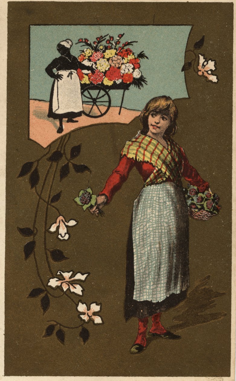 Anonymní chromolitografie, konec 19. století. od Unknown artist