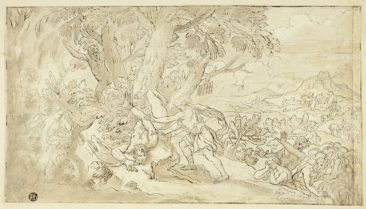 Apollo létající na Marsu od Unknown artist