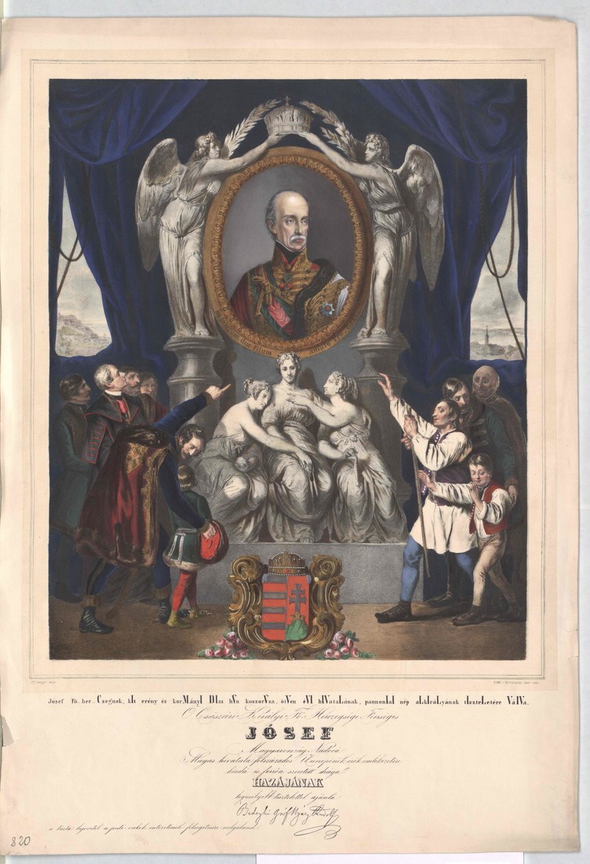 Arcivévoda rakouský Joseph (tisk) od Unknown artist