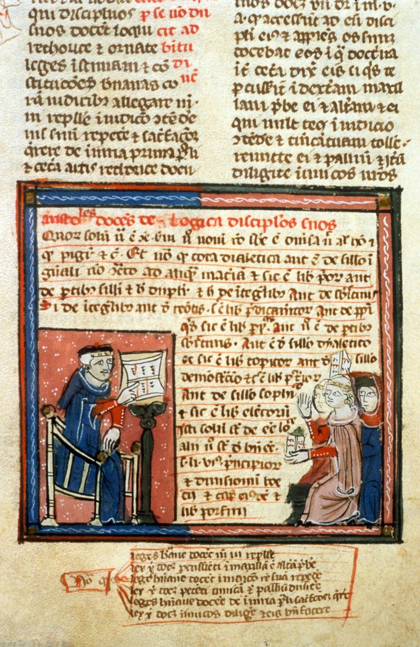 Aristoteles Učitel - Illuminure of Middle Ages (ref. 418 od Unknown artist
