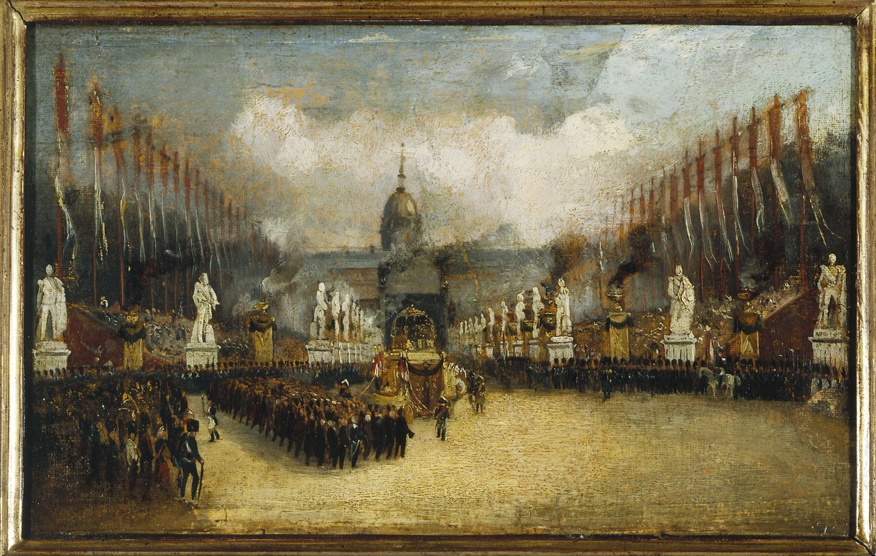 Přivezení Napoleonova popela na Invalidovnu, 15. prosinec od Unknown artist