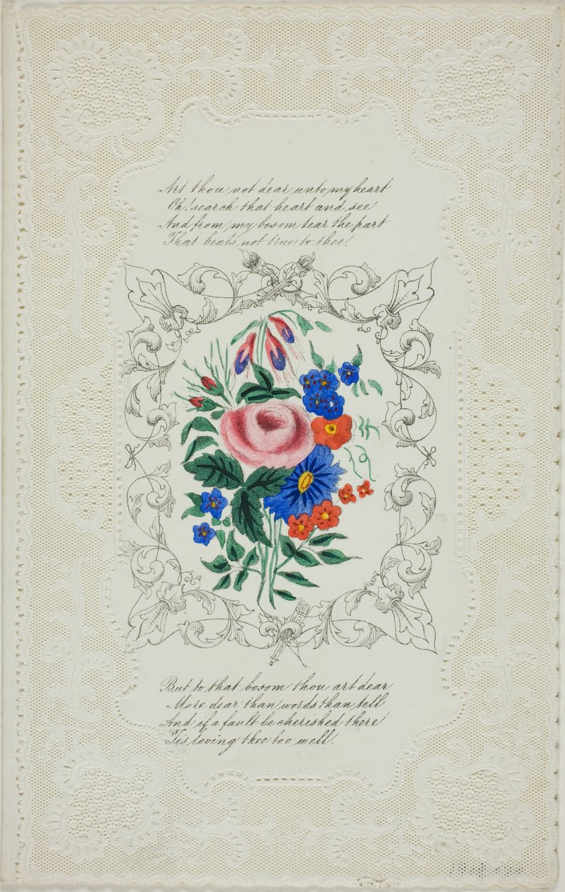 Art Thou Not Dear Unto My Heart (valentýnka) od Unknown artist
