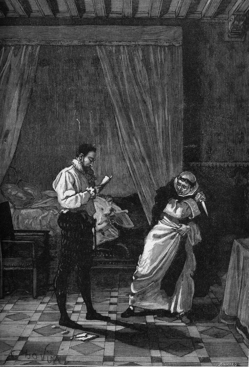 Atentát na Jindřicha III. (1. srpna od Unknown artist