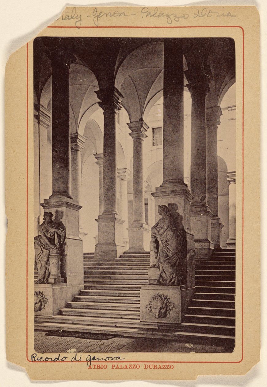 Atrio Palazzo Durazzo [v Janově, Itálie]. od Unknown artist