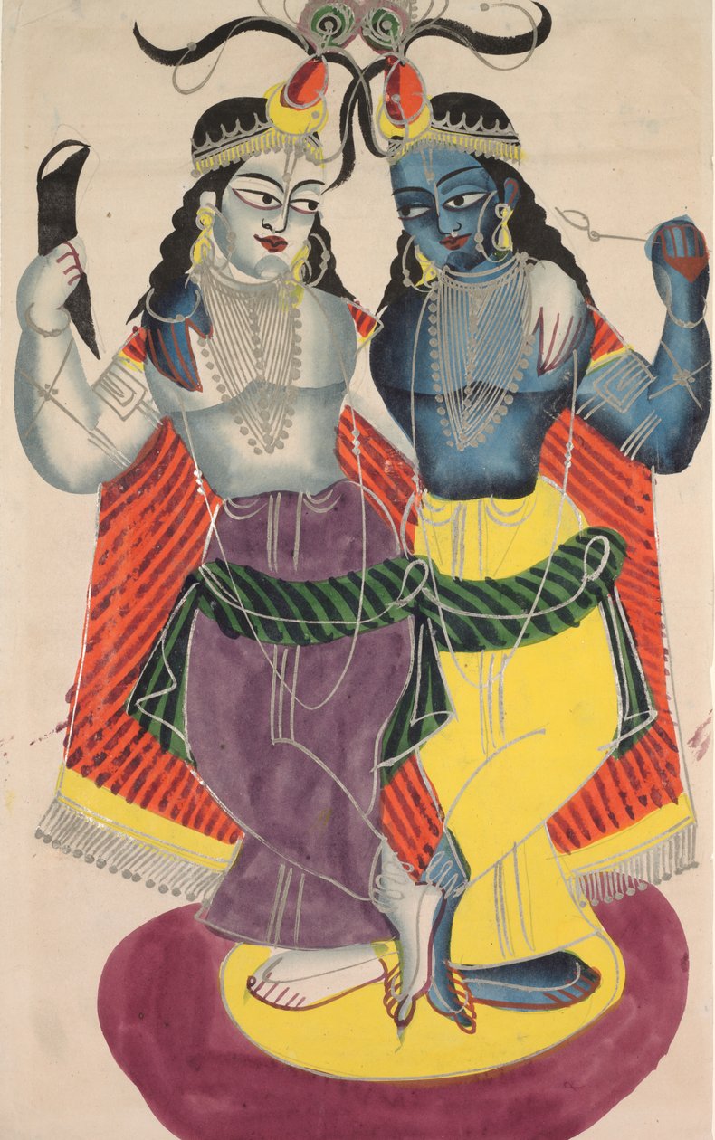 Balarama a Krišna od Unknown artist