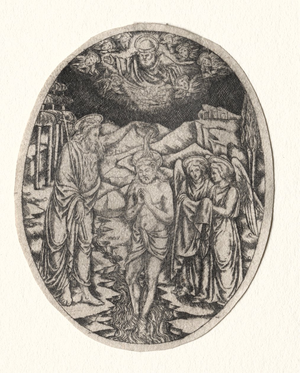 Křest Kristův od Unknown artist