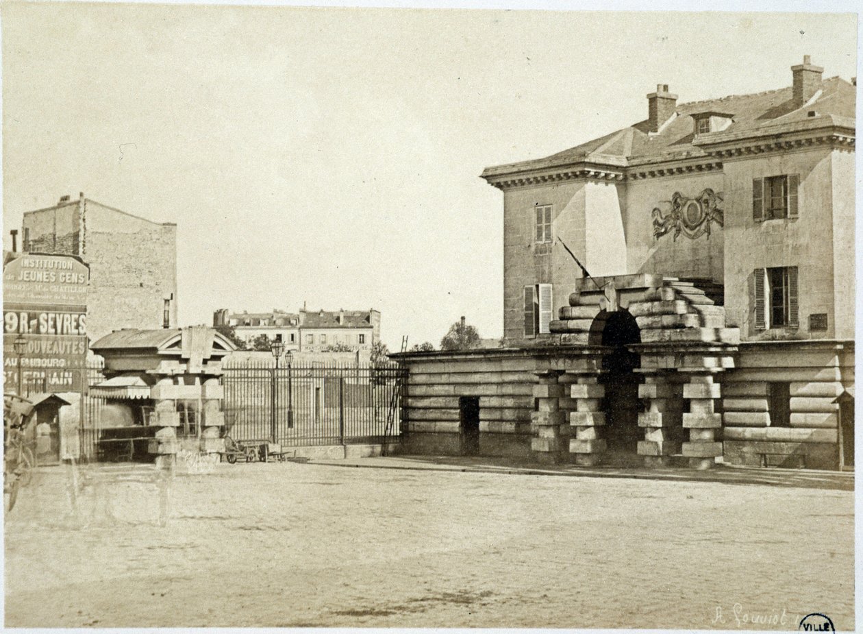 Barrière du Maine - v „Les bariér de Paris“ od Gouviota od Unknown artist