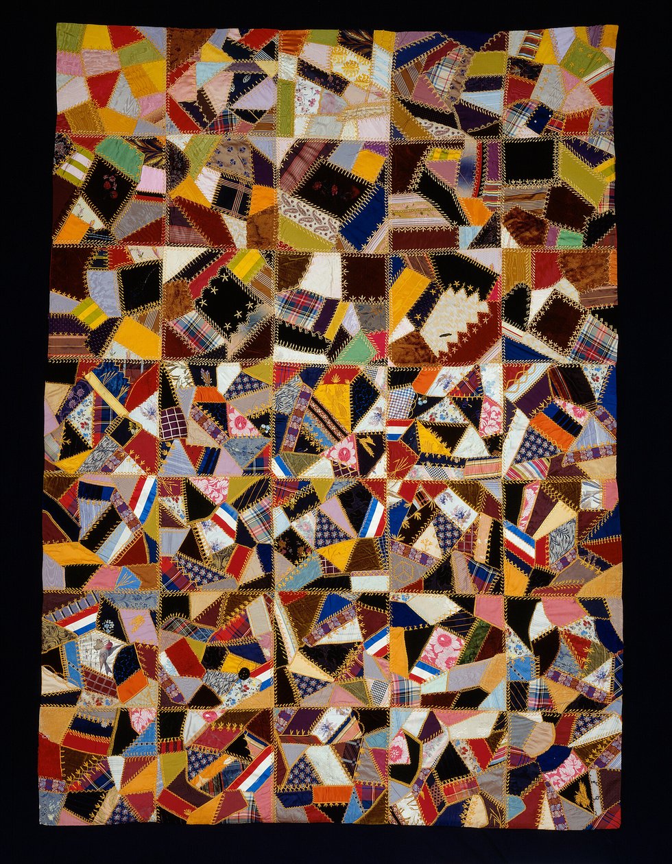 Přehoz na postel (Crazy Quilt) od Unknown artist