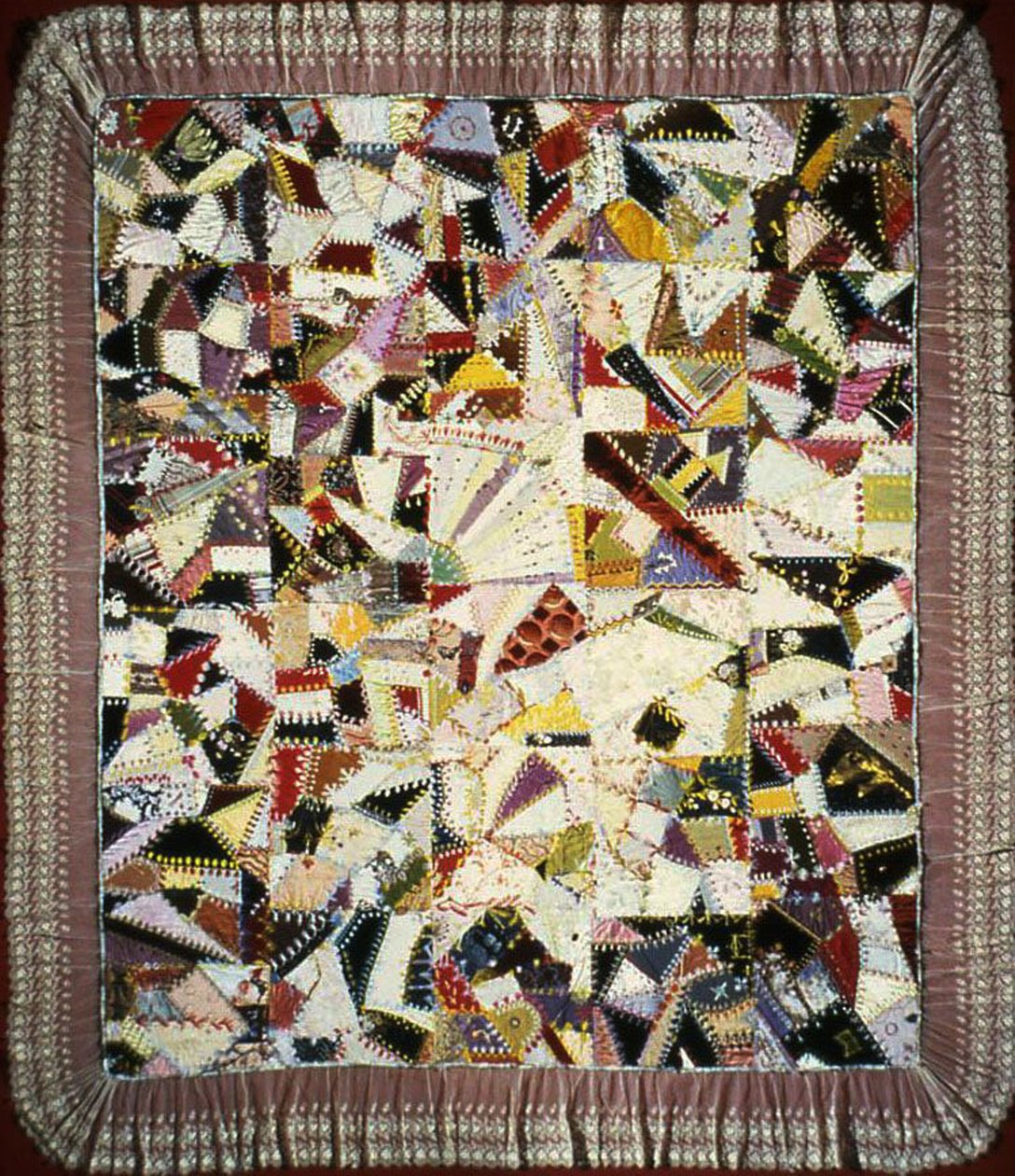 Přehoz na postel (Crazy Quilt) od Unknown artist