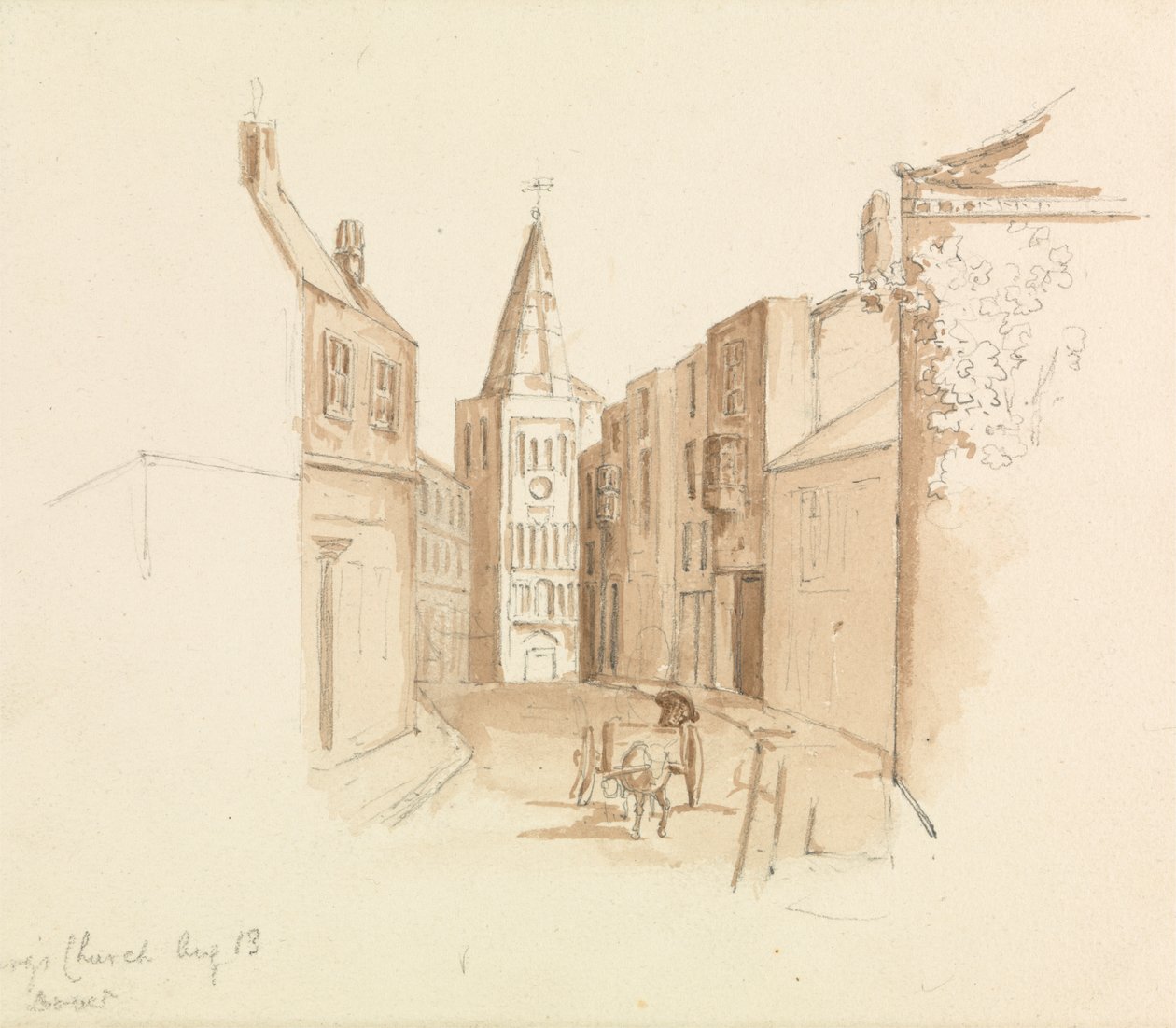 Biggin Street a kostel St. Mary