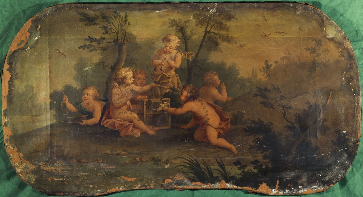 Ptačí děti aneb Jaro, mezi lety 1701 a 1800 (olej na plátně) od Unknown artist