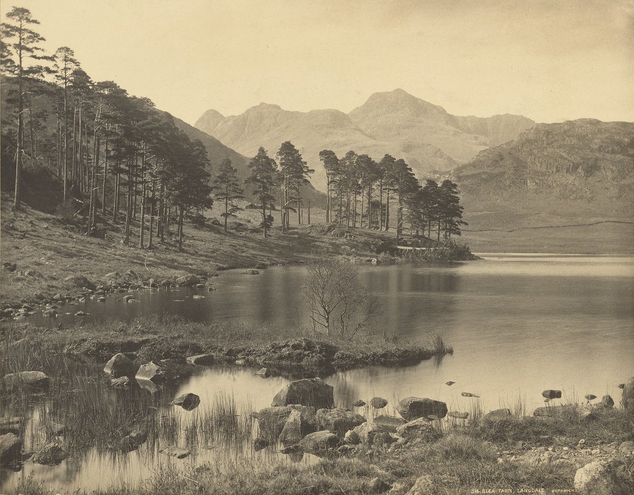 Blea Tarn, Langdale od Unknown artist