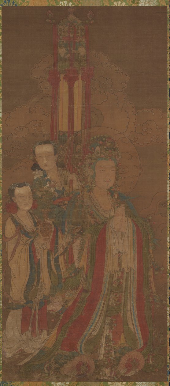 Bódhisattva a doprovod od Unknown artist