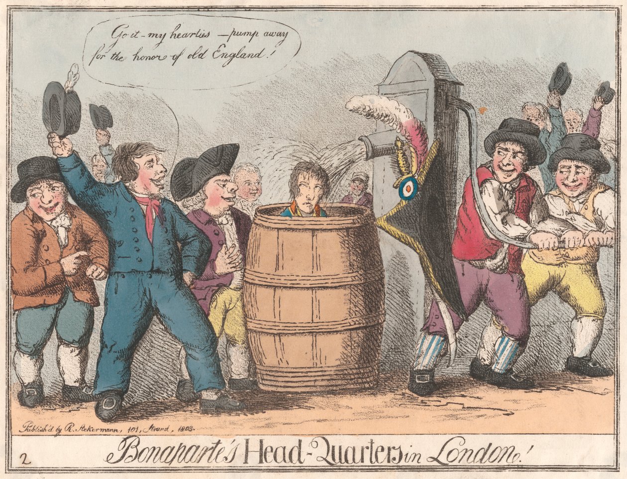 Hlavní čtvrtiny Bonaparte v Londýně od Unknown artist