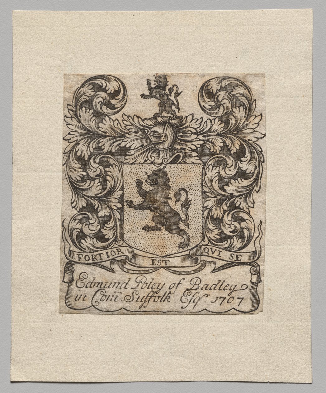 Knihovna: Edmund Poley z Badley od Unknown artist