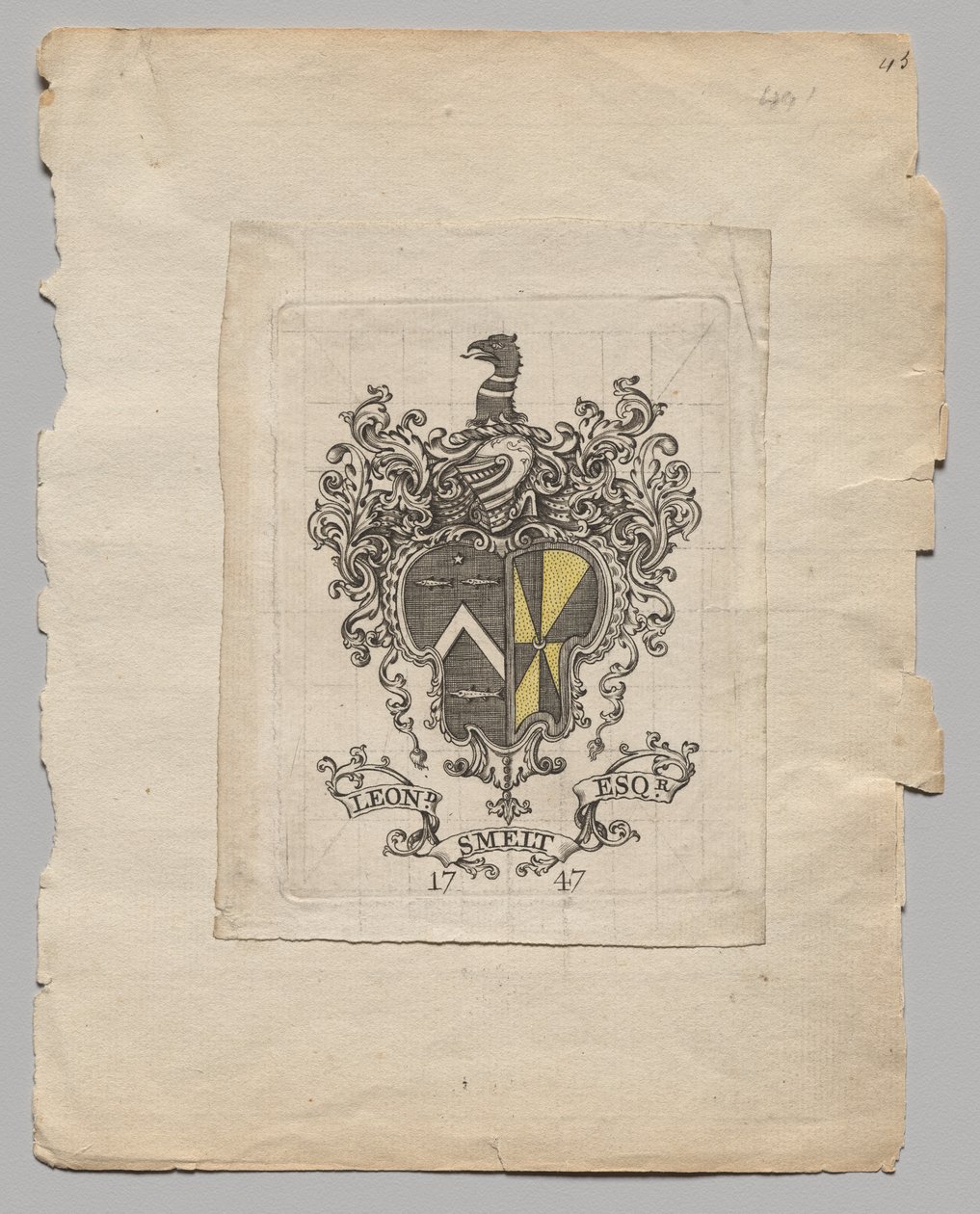 Knihovna: Leonard Smelt, Esq. od Unknown artist