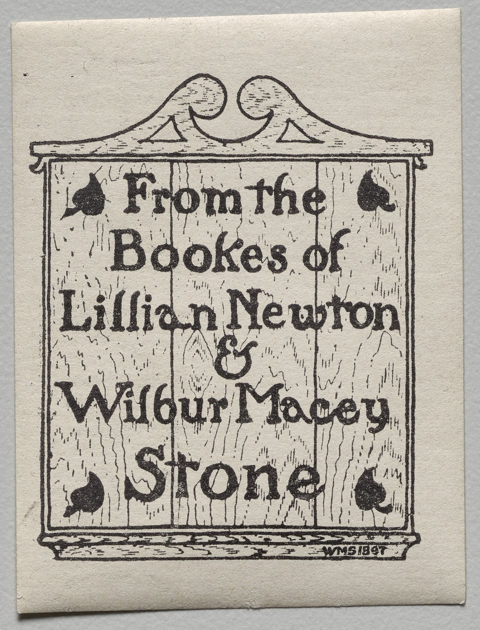 Knihovna: Lillian Newton a Wilbur Macey Stone od Unknown artist