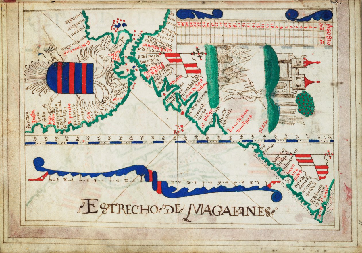 Vázaný atlas s pětadvaceti mapami, schématy a tabulkami. Portugalsky nebo španělsky. od Unknown artist
