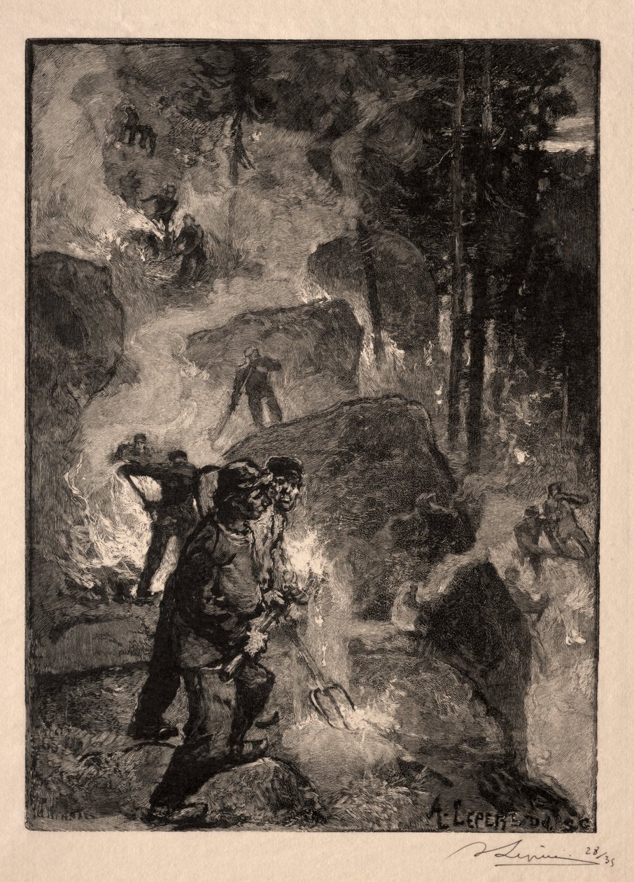 Brûleurs de Fougères   1266932   cs       czech Successfully Translated  Original: Perhaps they are of another breed, plate 61 of The Disasters of War Translat: Perhaps they are of another breed, plate 61 of 