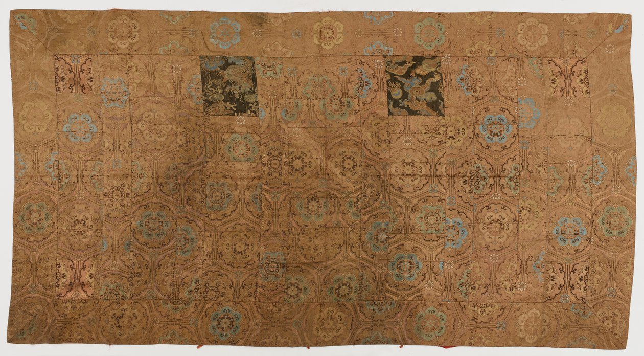Brokát, hedvábí. Roucho buddhistického mnicha, záplatované: Kesa od Unknown artist