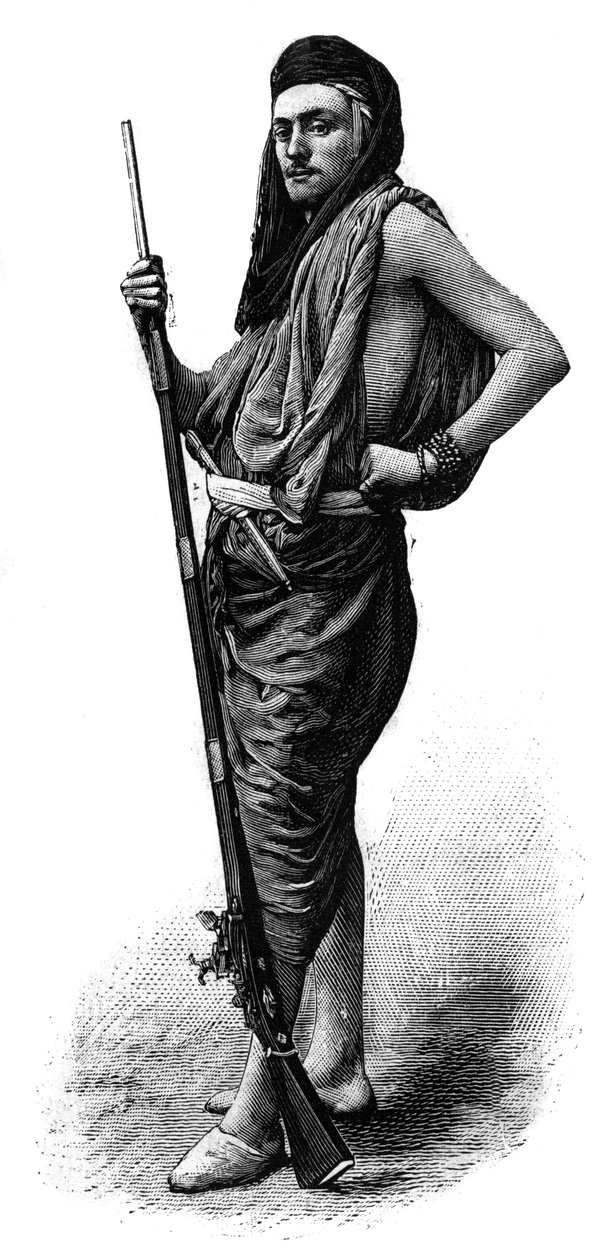 Camille Douls 1864-1889 anglický průzkumník - rytina 1888 od Unknown artist