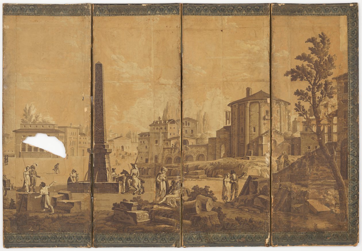 římský venkov od Unknown artist