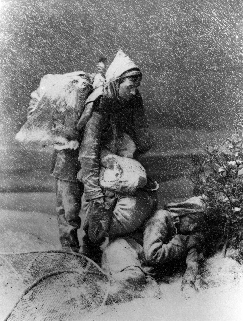 Kanada: Život lovce, probuzení pod sněhem - BN Montreal. od Unknown artist
