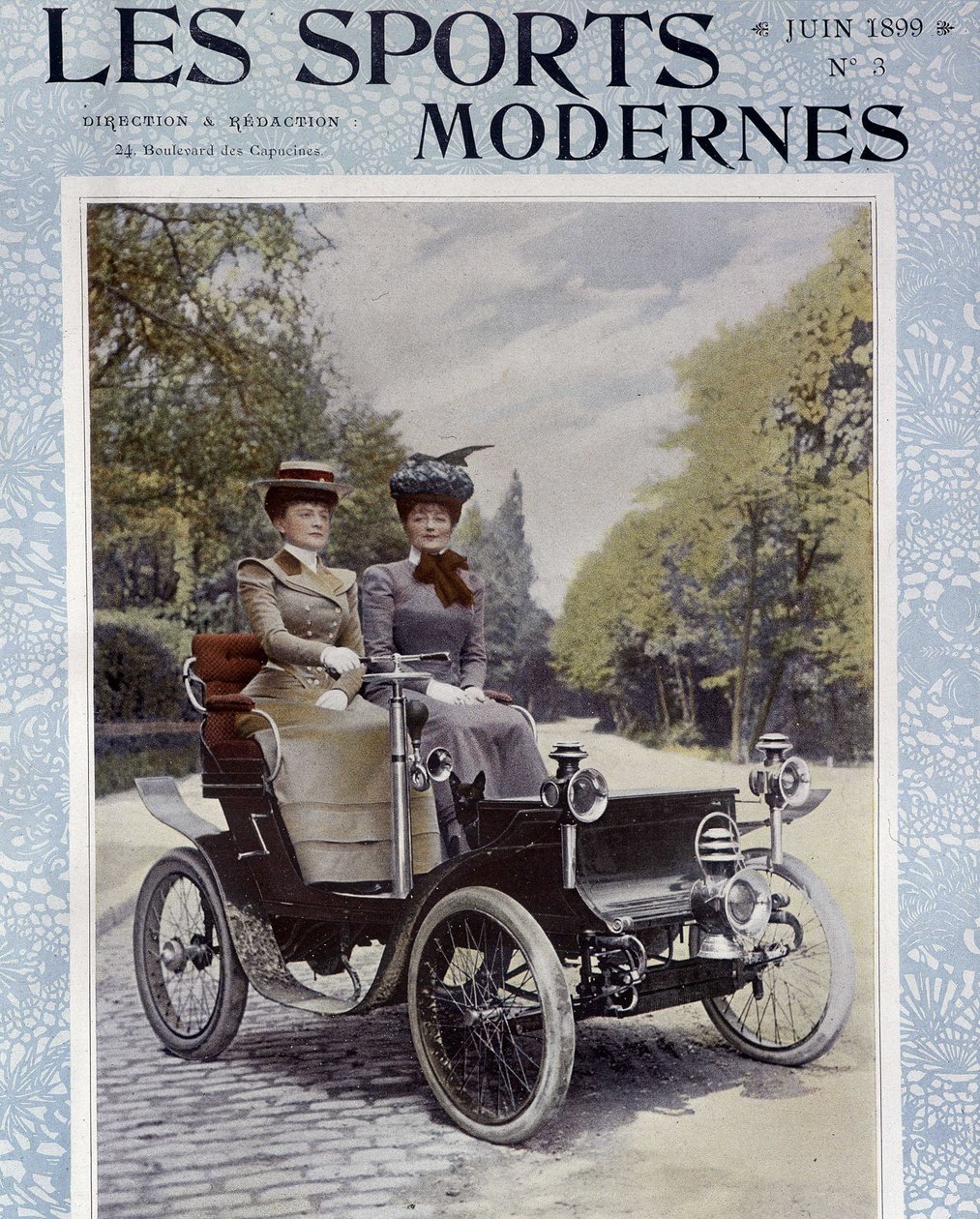 Car de Dion-Bouton - v ""Les Sports Modernes", červen 1899. od Unknown artist