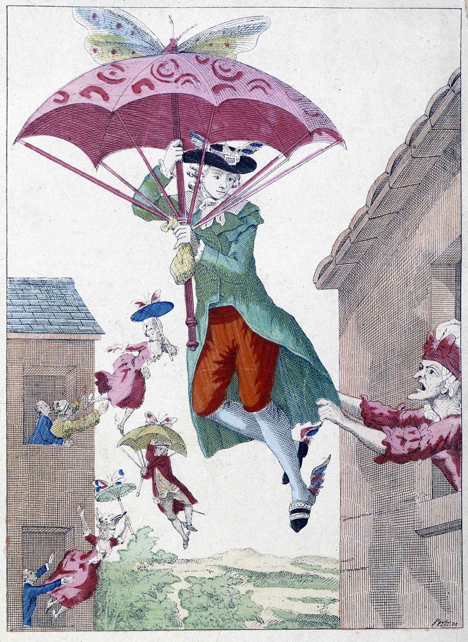 Karikatura o myšlence odletět od Unknown artist