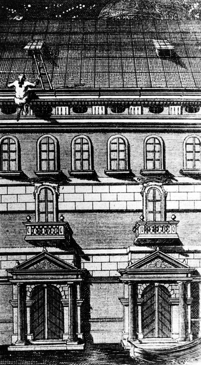 Casanovův útěk z věznic v Benátkách - v „“Historie mého útěku z věznic Benátské republiky“, Lipsko od Unknown artist