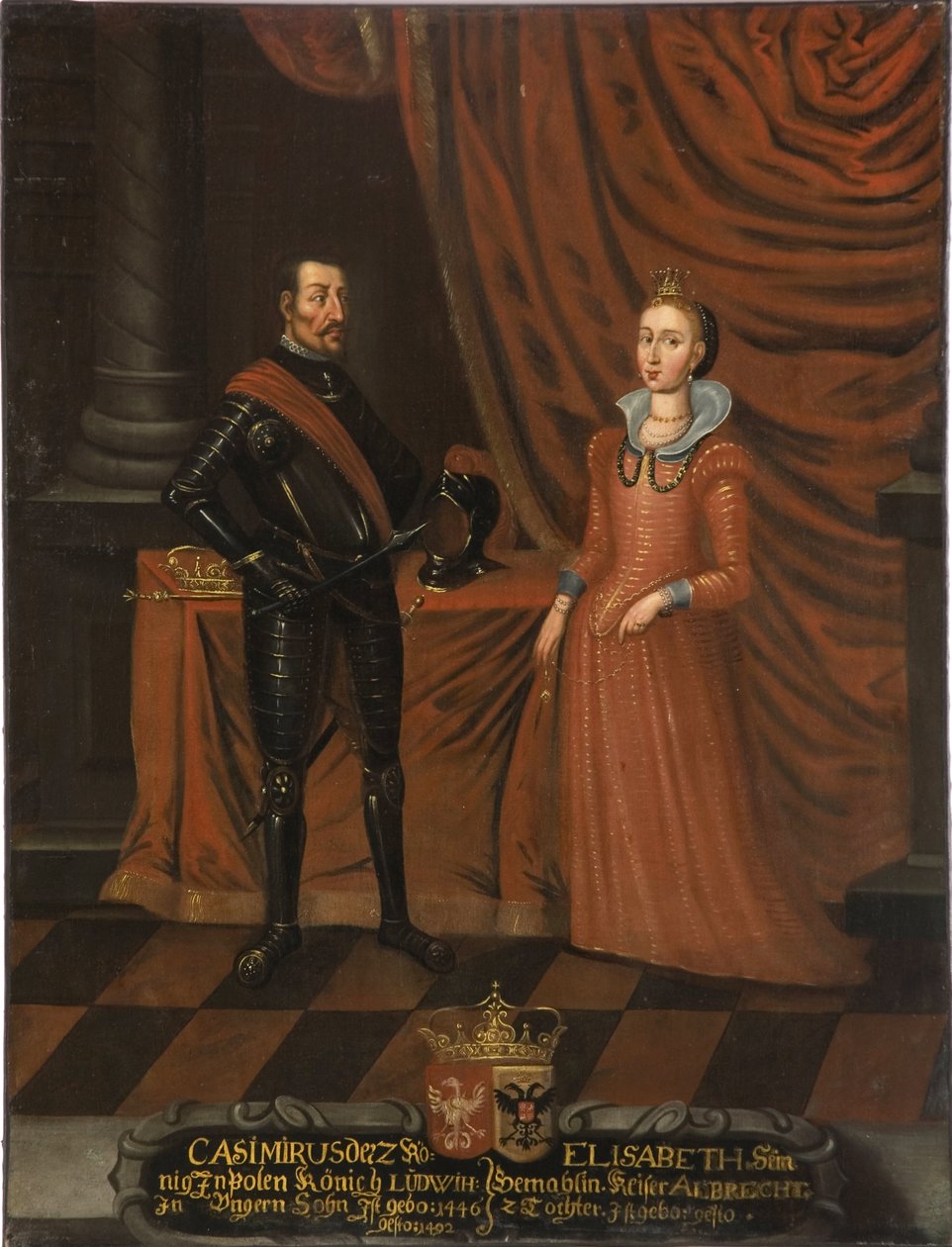 Kazimír IV. Jagellonský, král Polska a Alžběta Habsburská - Kazimír IV Jagellonský od Unknown artist