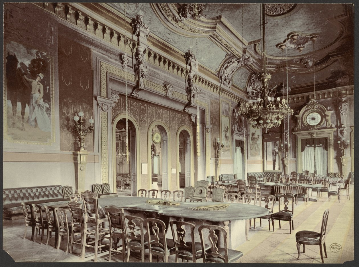 Casino - Monte Carlo, sál "Trente et Quarante od Unknown artist