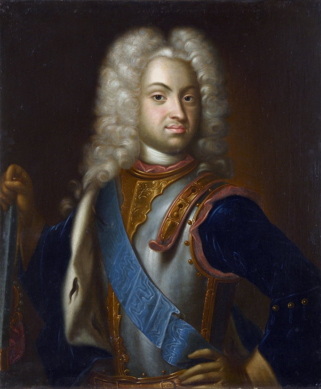 Charles Frederic de Holstein Gottorp - Portrét vévody Charlese Fredericka z Holštýnska-Gottorpu (1700-1739), Anonym. Olej na plátně, Poslední čtvrtina 18. stol., Státní muzeum architektury, historie a umění, Vladimír od Unknown artist