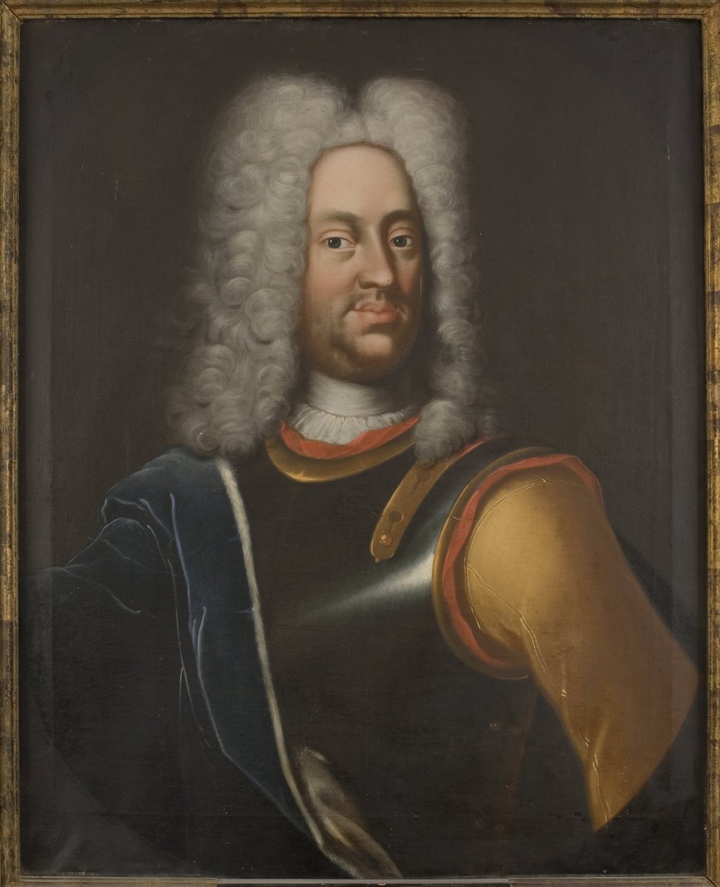Charles I de Hesse Cassel - Portrét Karla I. (1654-1730), Landgrave of Hesse-Kassel, Anonymous . Olej na plátně od Unknown artist