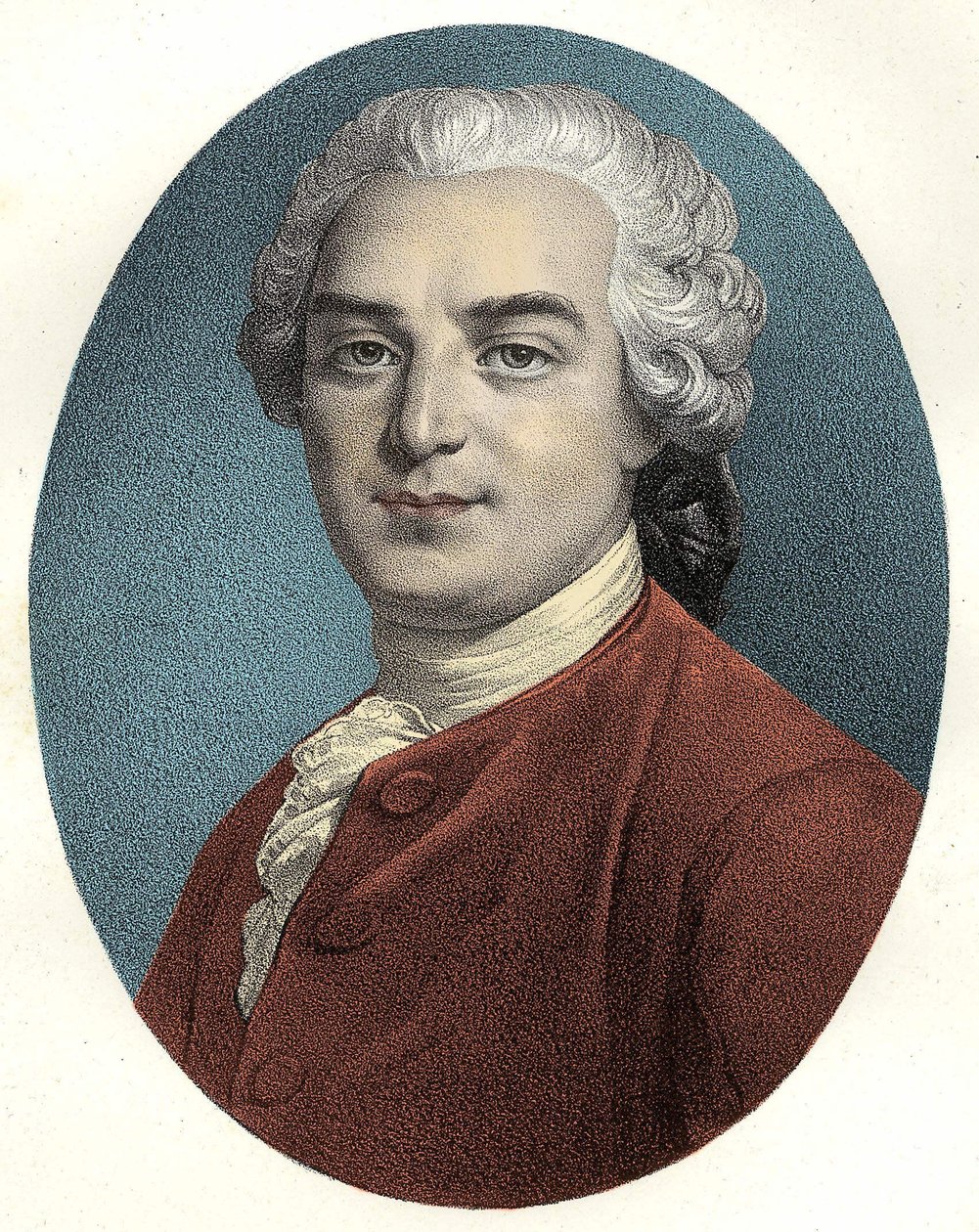 Charles Pinot Duclos (1704-1772) romanopisec a francouzský moralista od Unknown artist