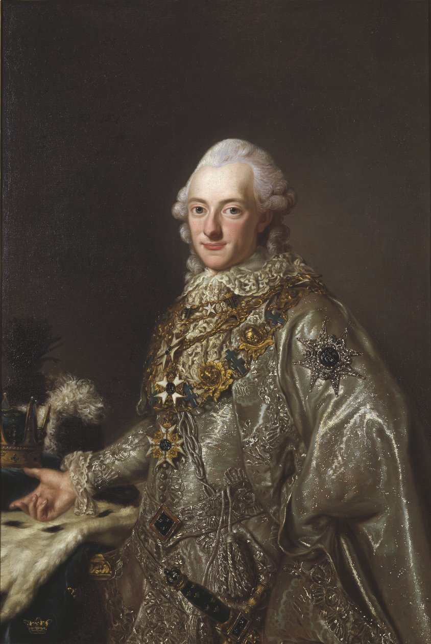 Charles XIII roi de Suede - Portrét švédského krále Karla XIII. (1748-1818), Anonym . Olej na plátně. Rozměr: 117 x 78 cm. Národní muzeum Stockholm od Unknown artist