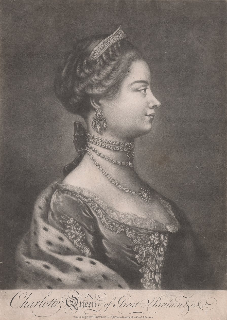Charlotte, královna Velké Británie od Unknown artist