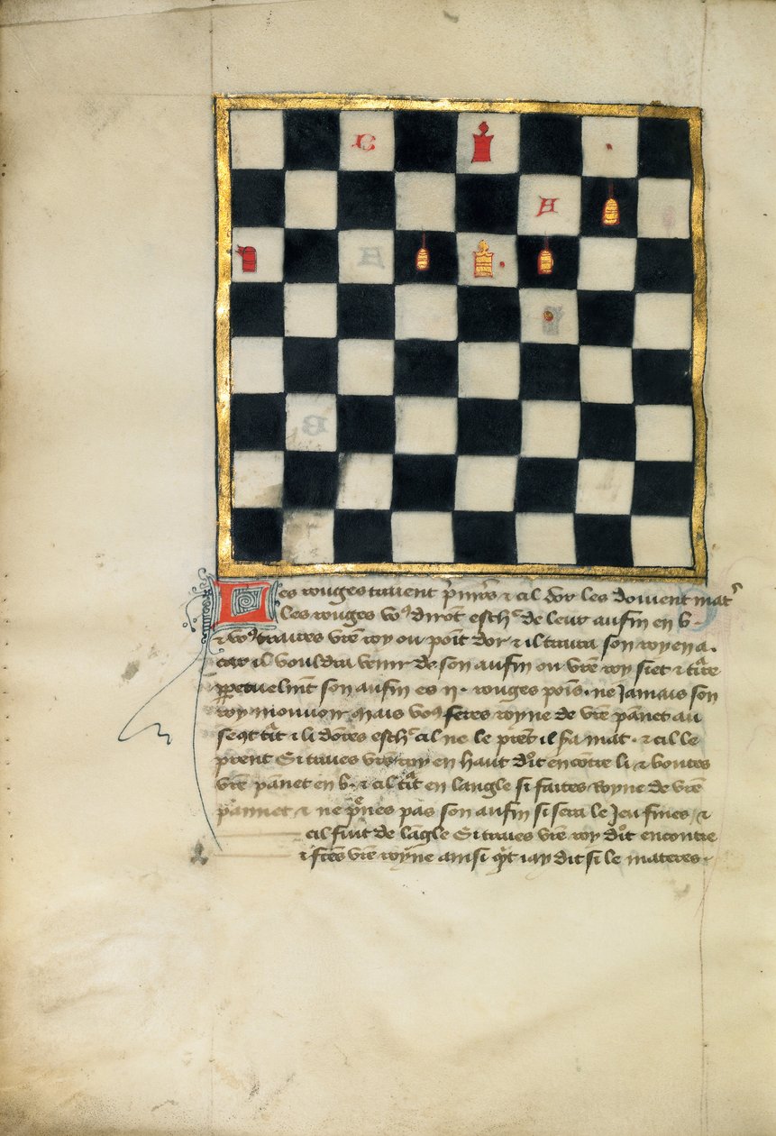 Šachový problém od Unknown artist