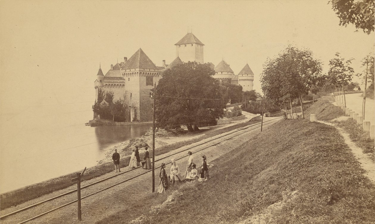 [Hrad Chillon u Ženevského jezera] od Unknown artist
