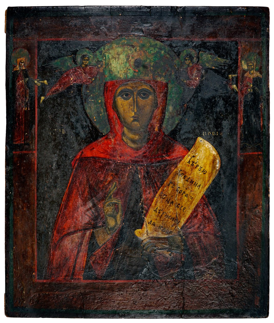 Kristus pantokrator, c. 1850 (barva na panelu) od Unknown artist