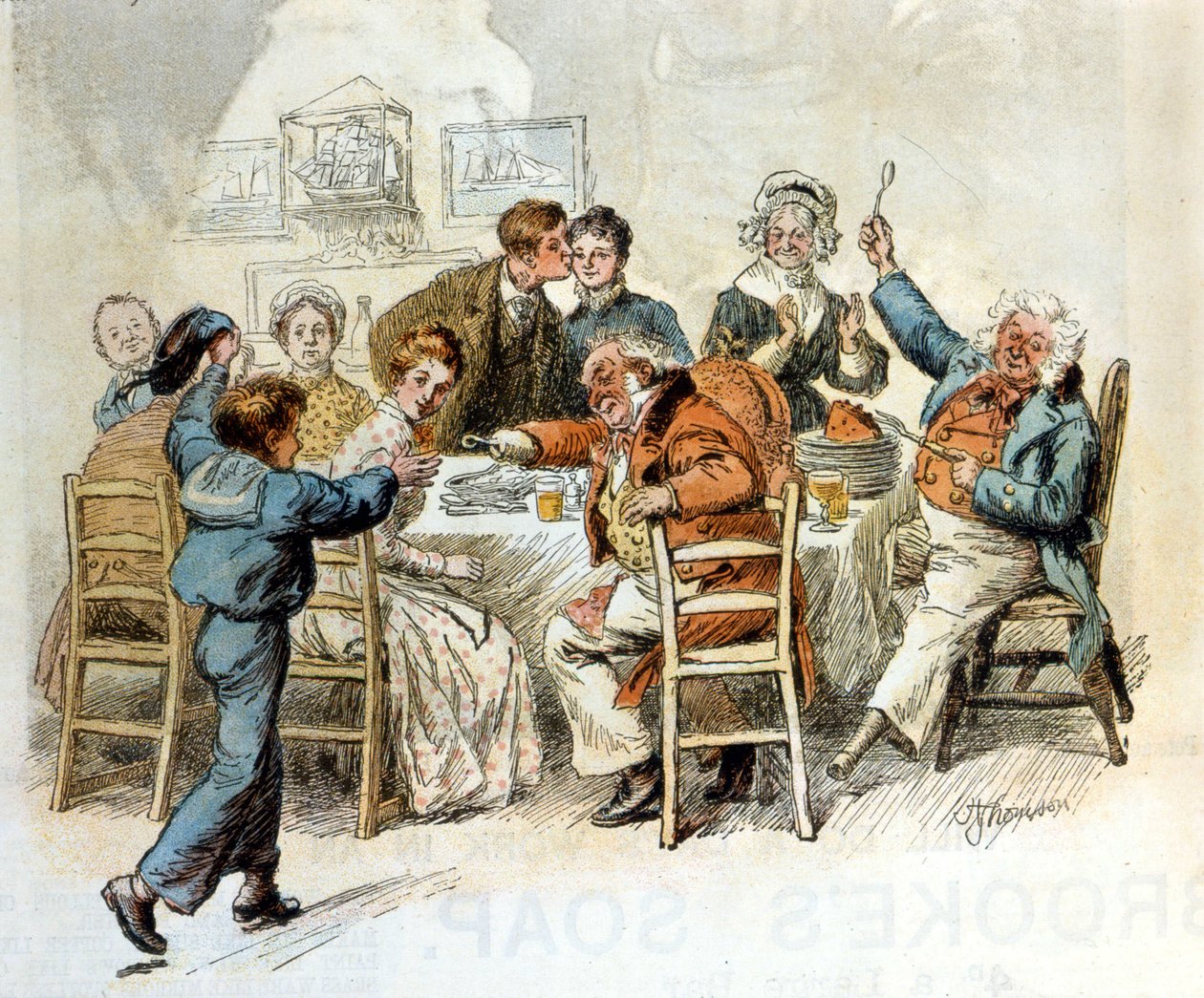 Vánoční oběd od Unknown artist