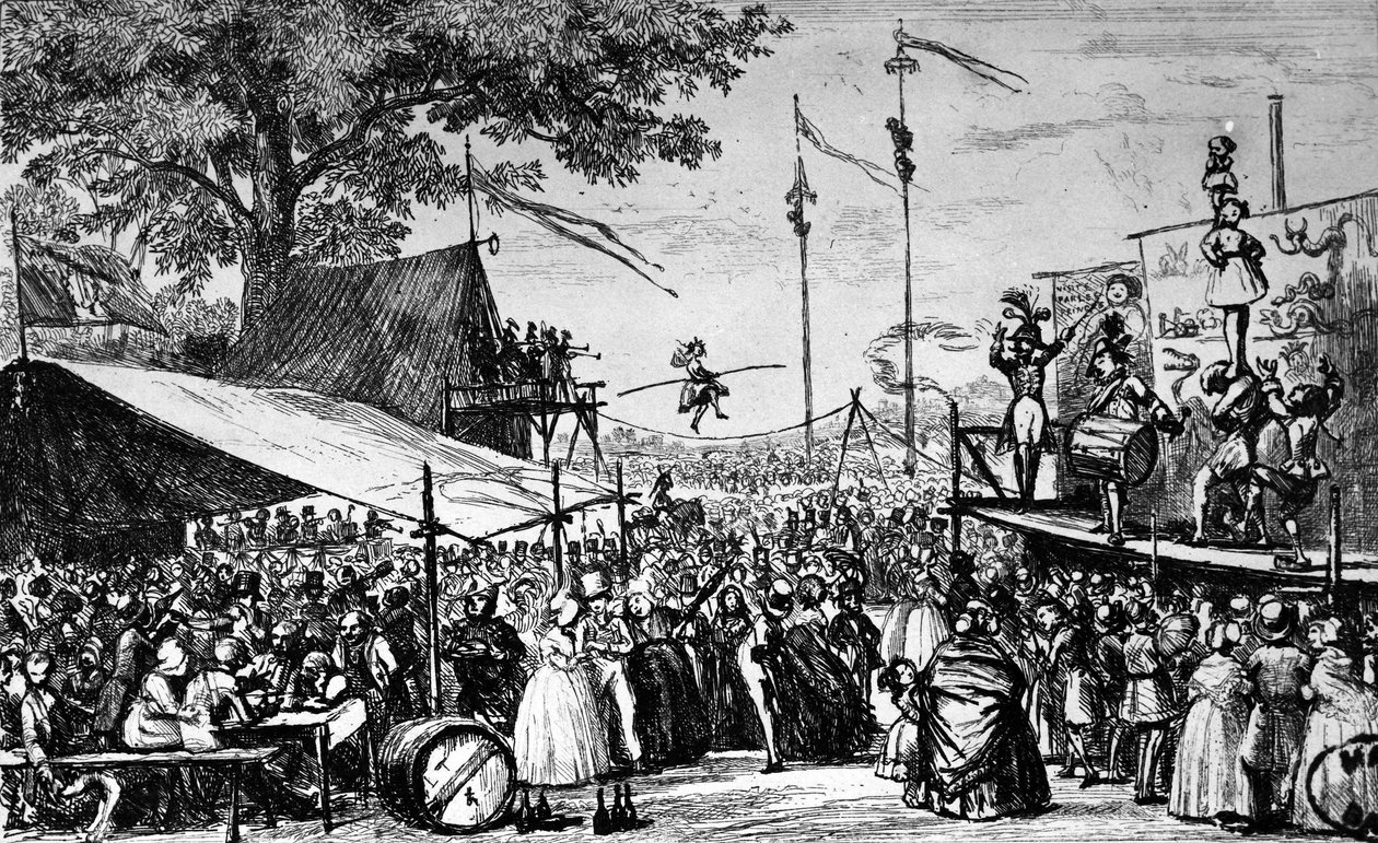 Cirkus: chodec - “” Státní svátky, červenec””, od Trimolet, v “” Comic Almanach”” od Unknown artist