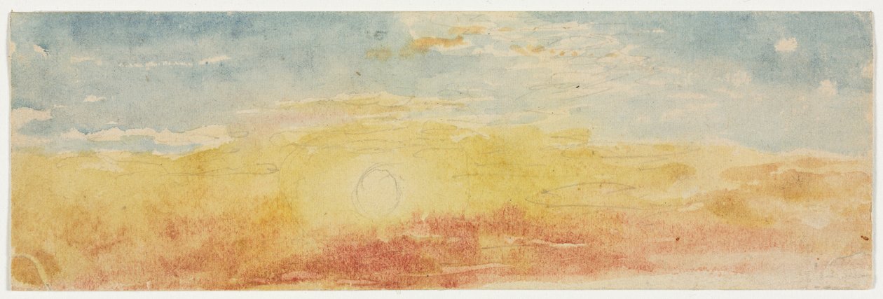 Cloudová studie od Unknown artist
