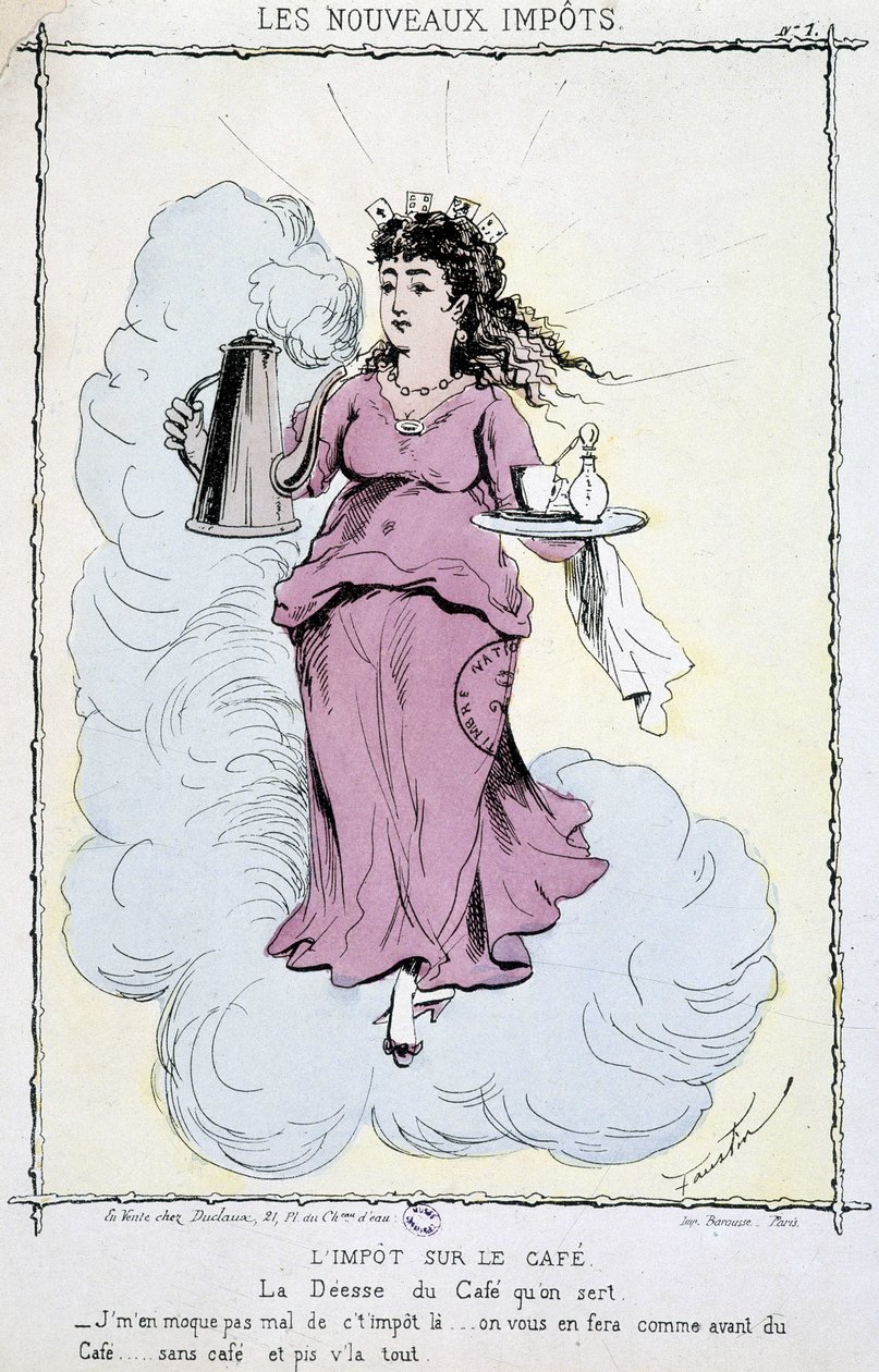 Kávová daň - čerpání od Unknown artist