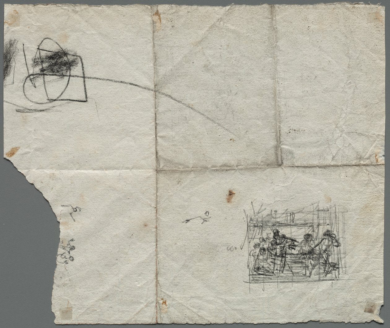 Kompoziční náčrtky podle Raphaela a dalších umělců (verze) od Unknown artist