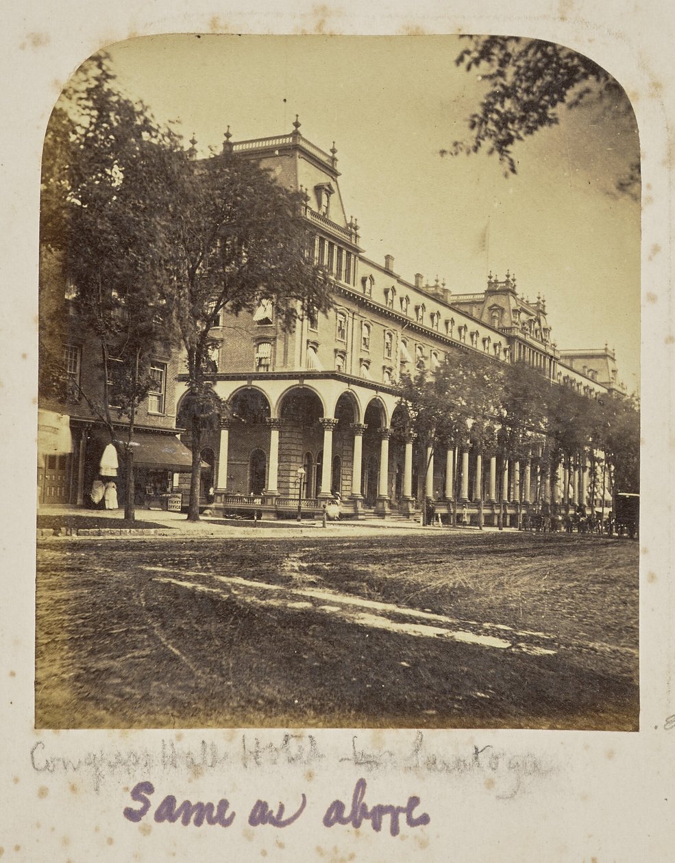 Congress Hall Hotel - Saratoga od Unknown artist