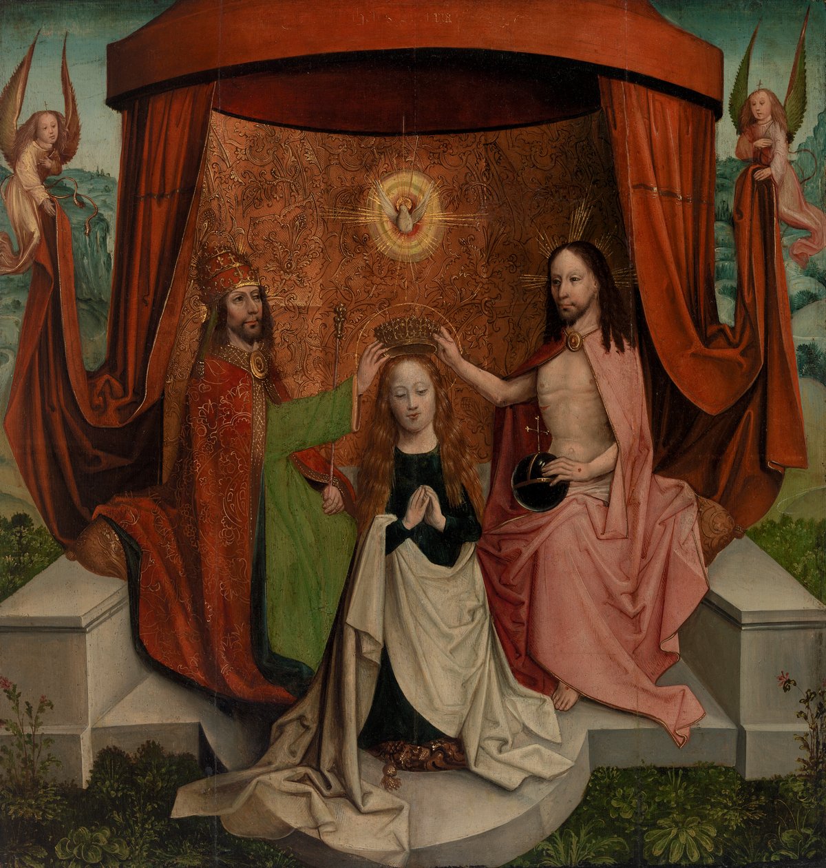 Korunovace Panny Marie od Unknown artist