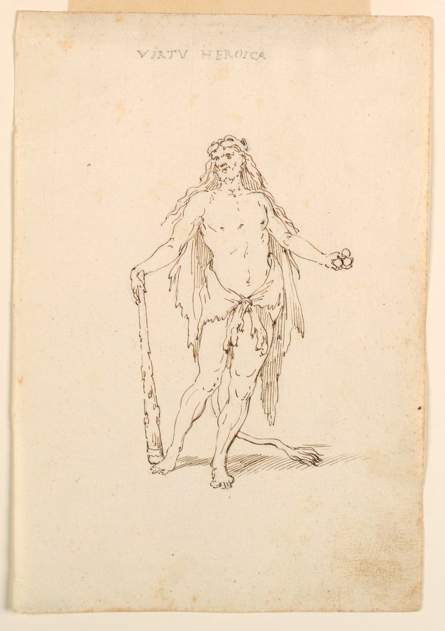 Kostýmní návrh: Heroic Force for a Ballet od Unknown artist
